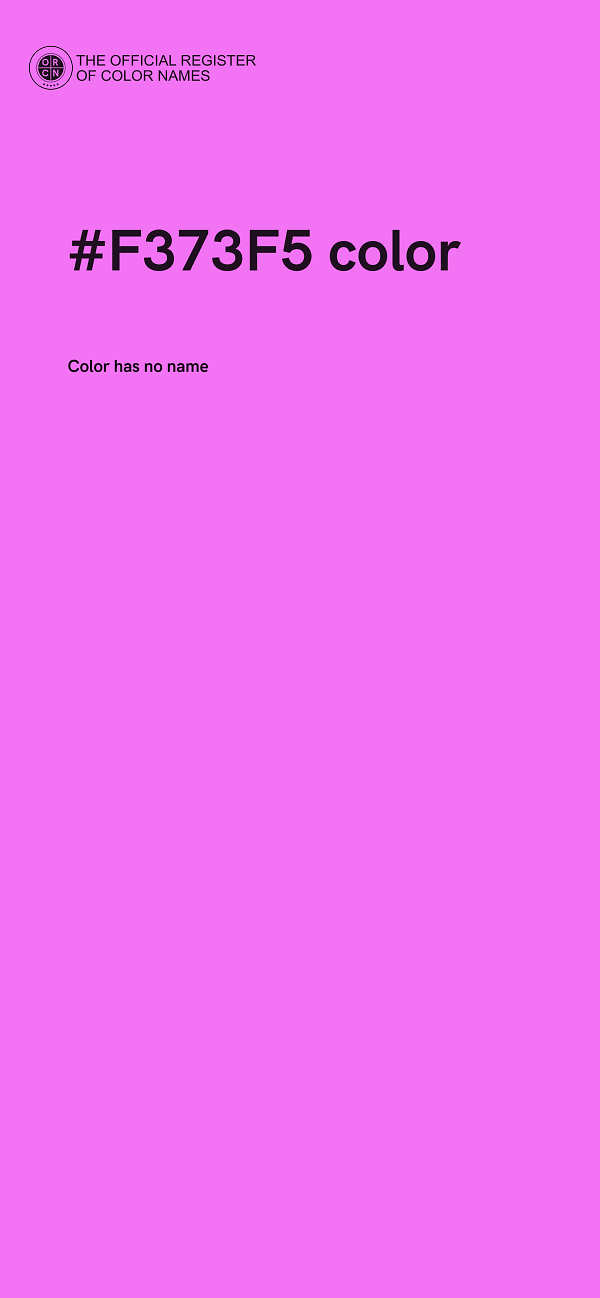 #F373F5 color image