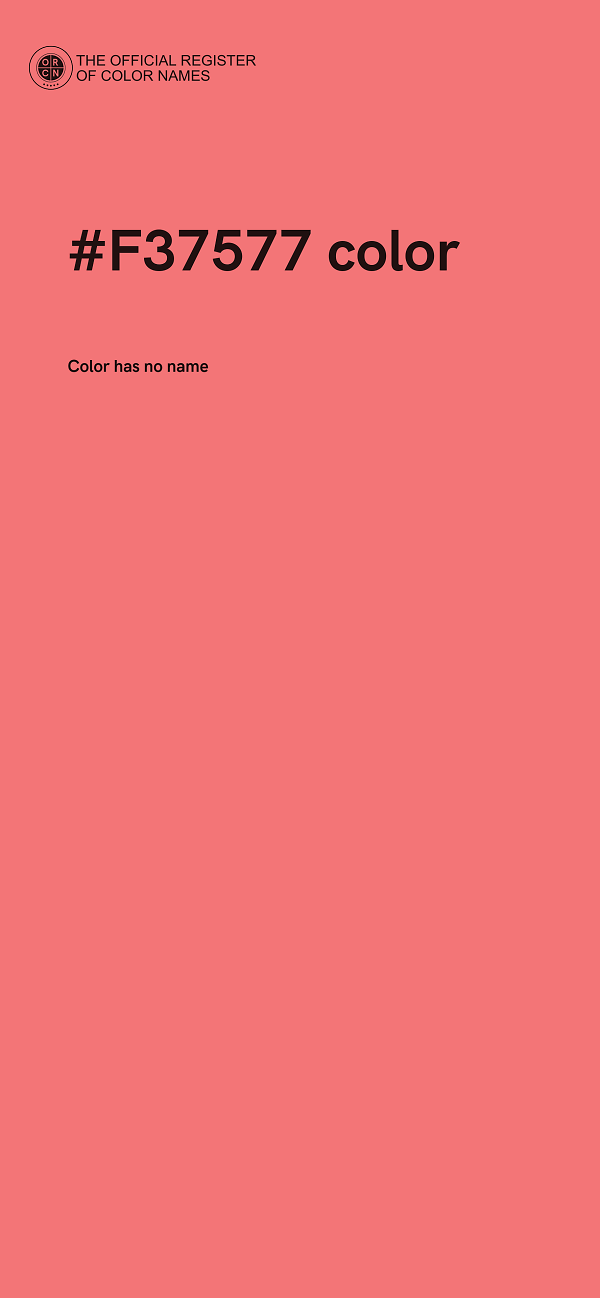 #F37577 color image