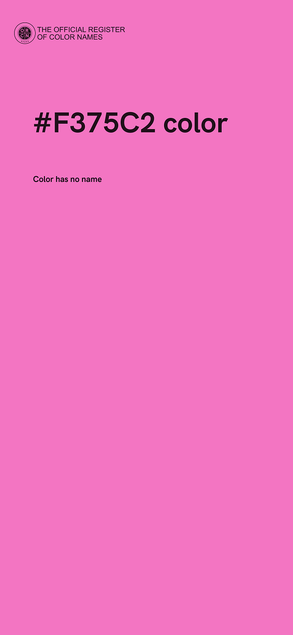 #F375C2 color image
