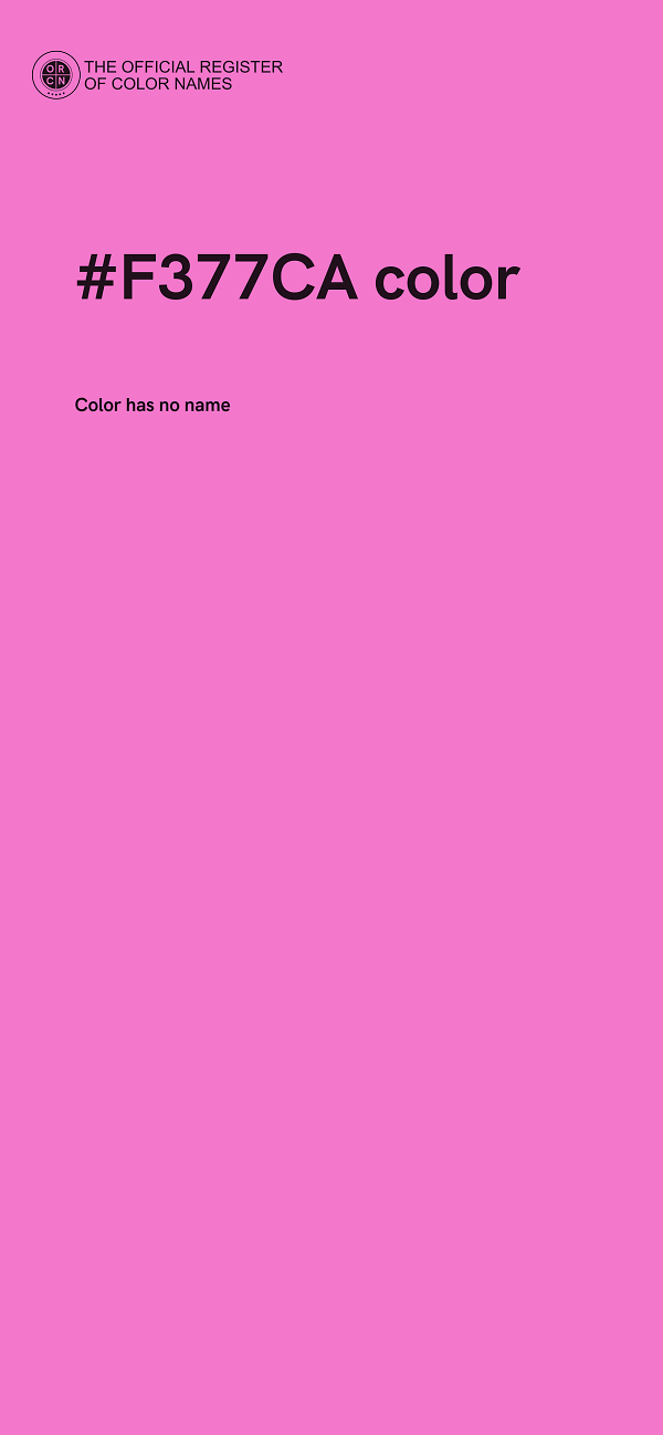 #F377CA color image