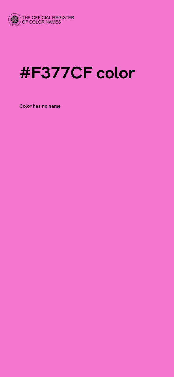#F377CF color image