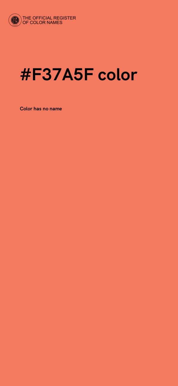 #F37A5F color image