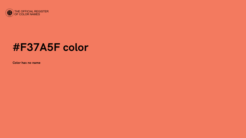 #F37A5F color image