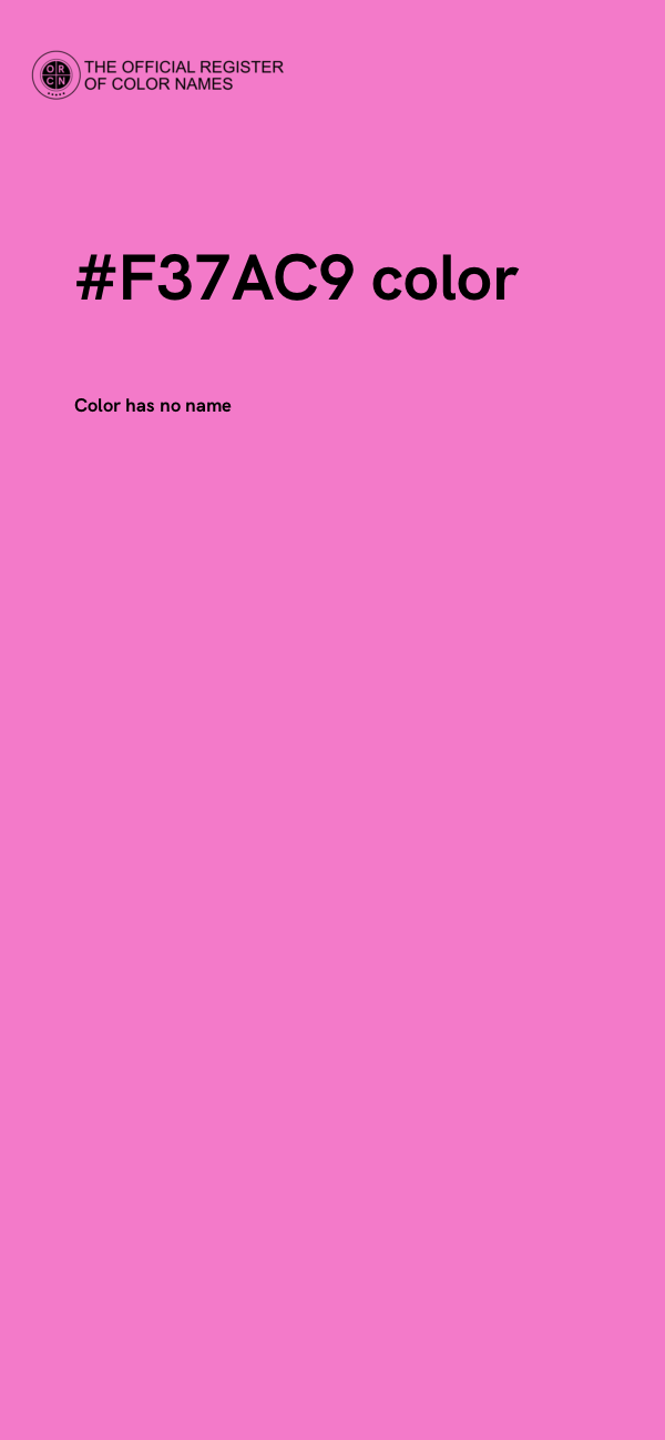 #F37AC9 color image