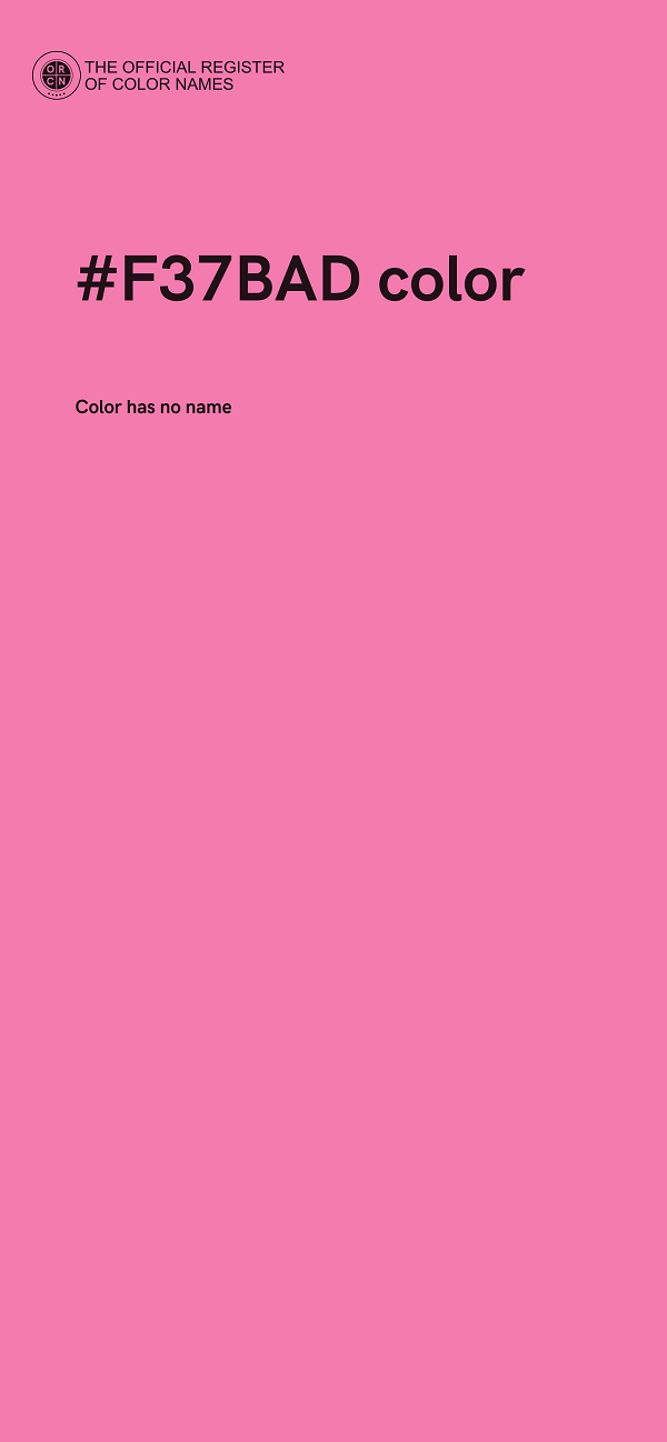 #F37BAD color image