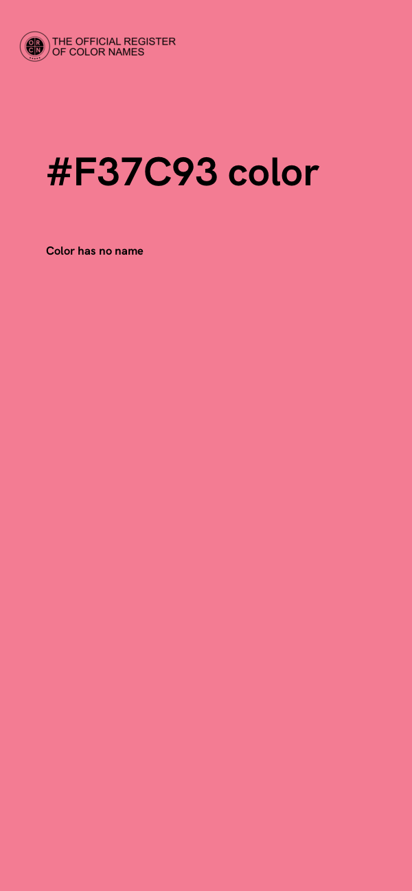 #F37C93 color image