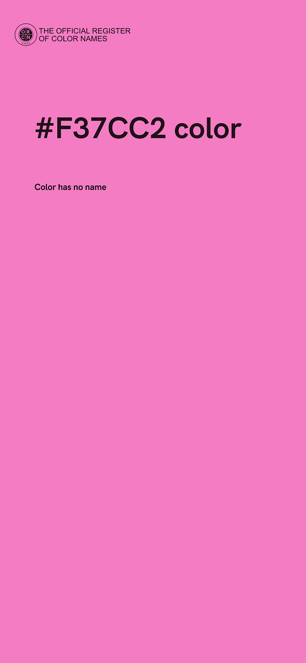 #F37CC2 color image