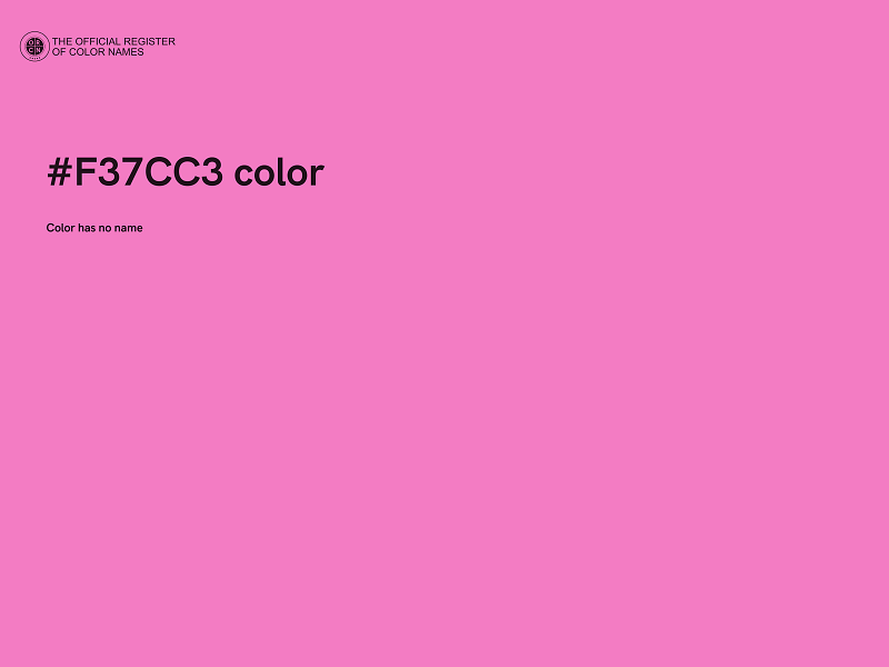 #F37CC3 color image