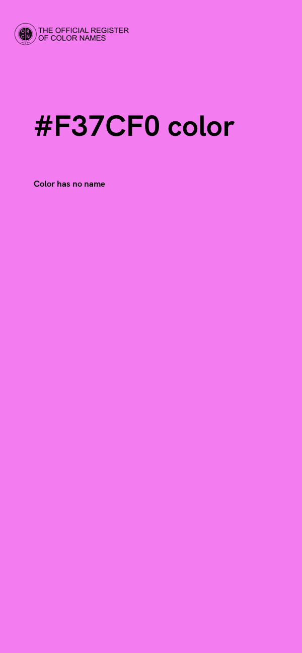 #F37CF0 color image
