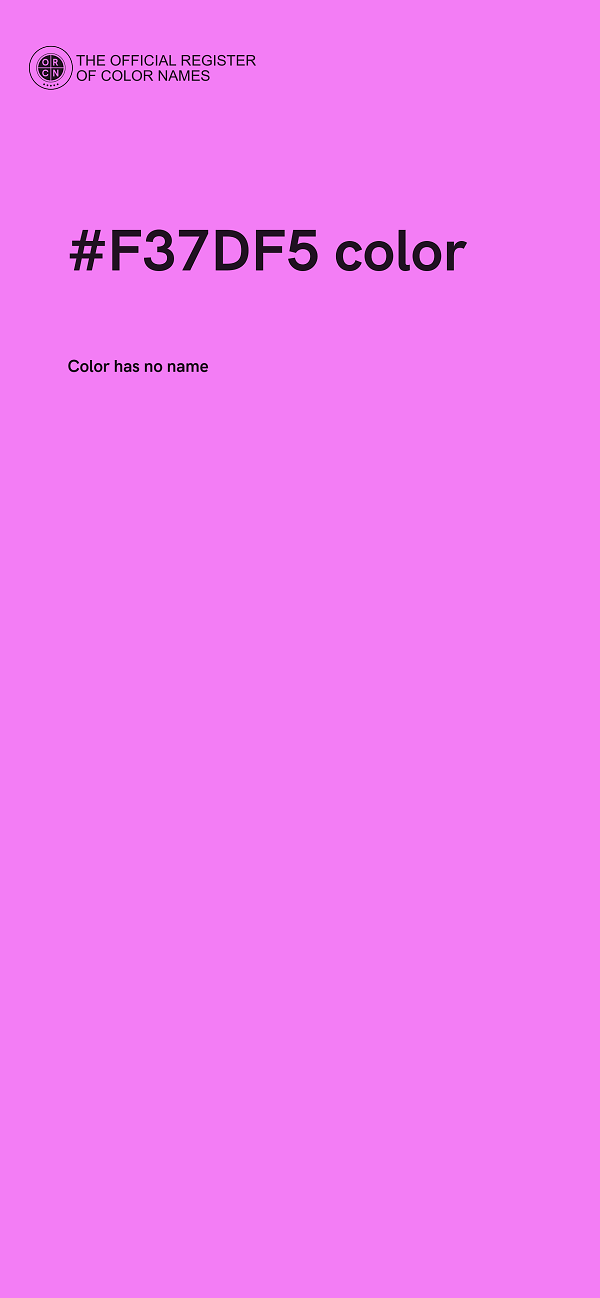 #F37DF5 color image
