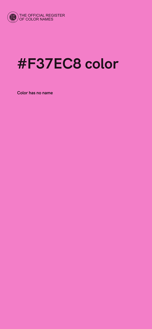 #F37EC8 color image