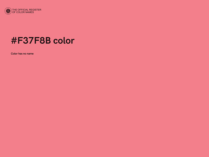 #F37F8B color image