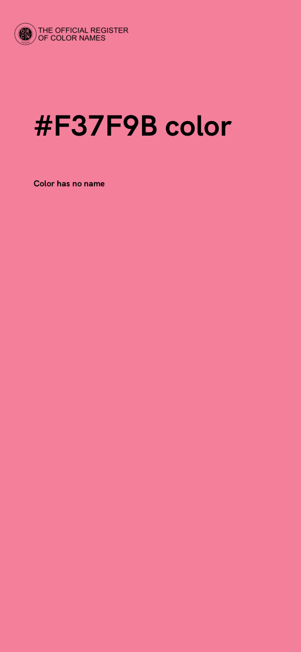 #F37F9B color image