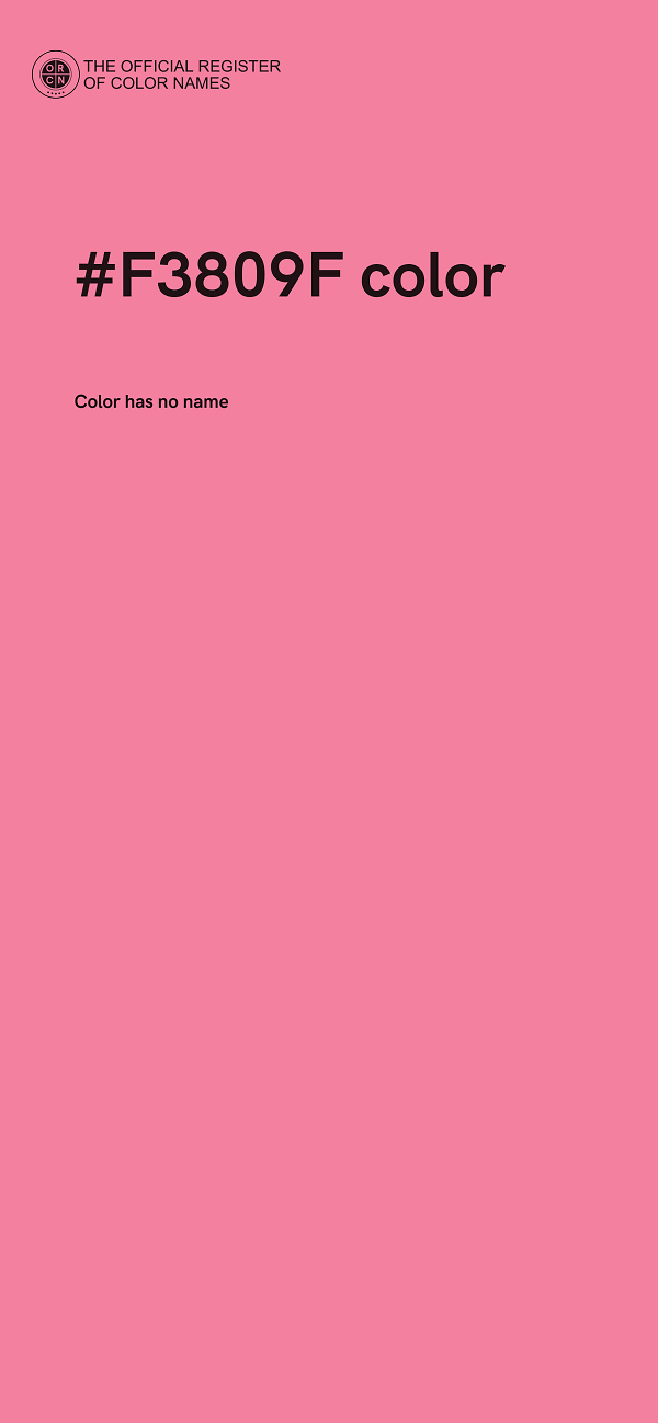 #F3809F color image