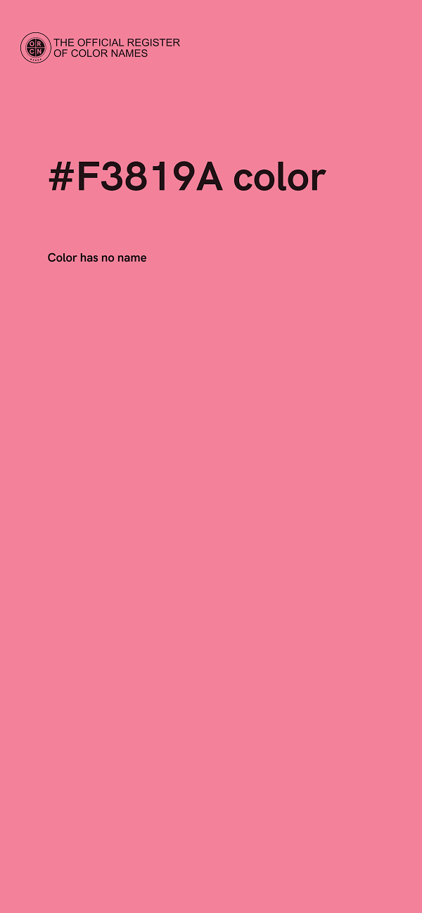 #F3819A color image
