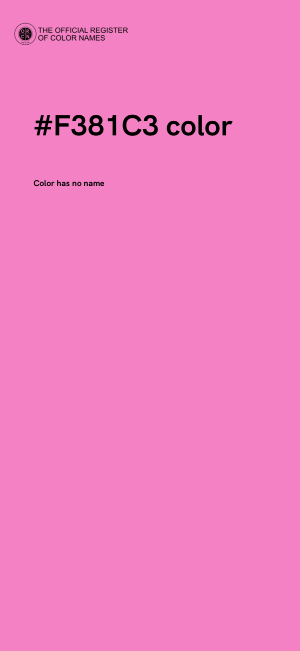 #F381C3 color image