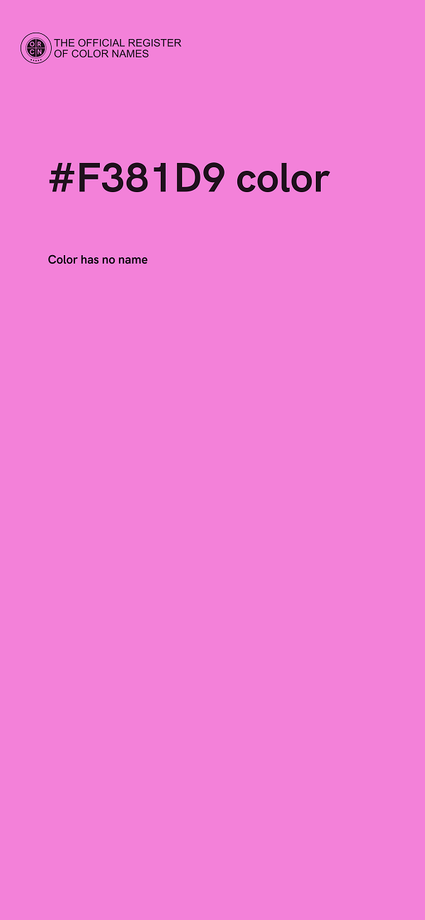 #F381D9 color image