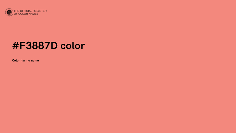 #F3887D color image
