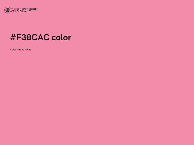#F38CAC color image