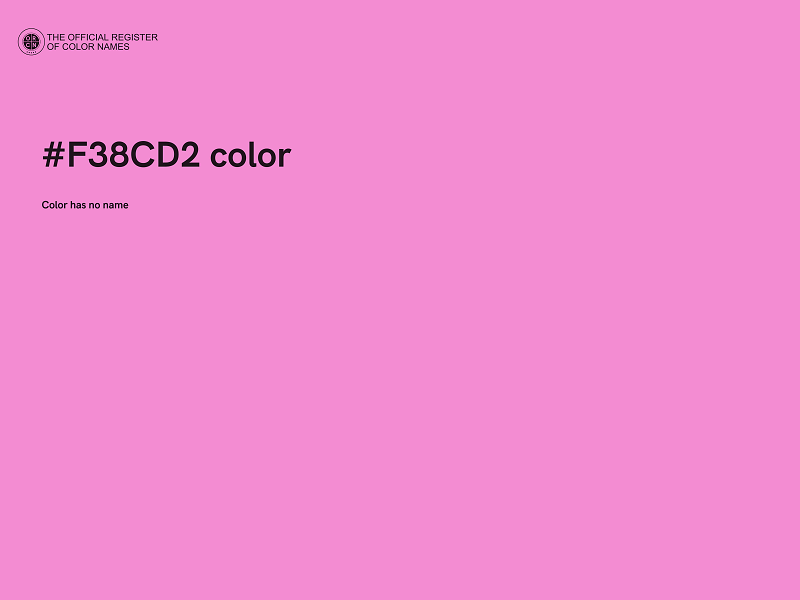 #F38CD2 color image
