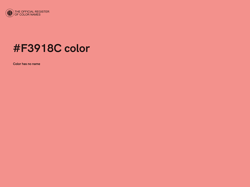 #F3918C color image