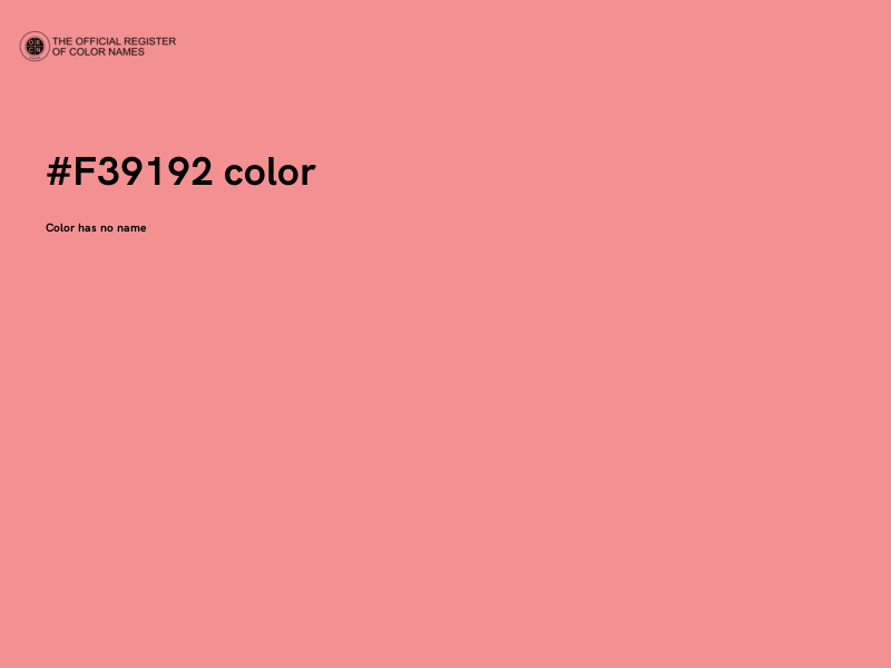 #F39192 color image