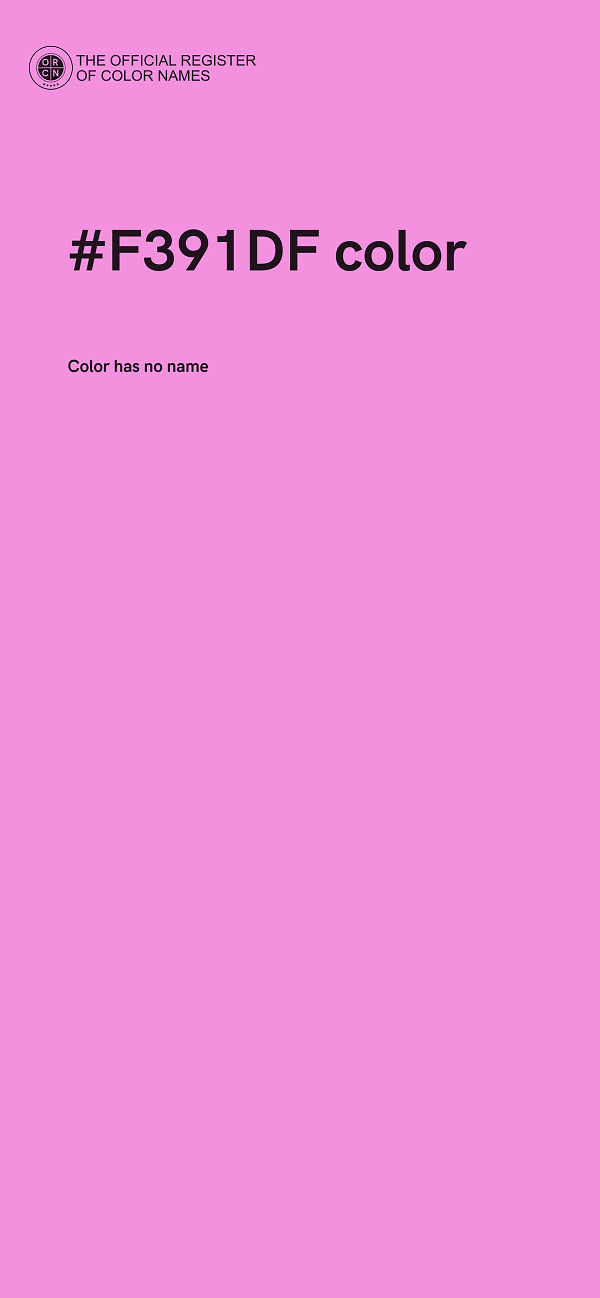 #F391DF color image