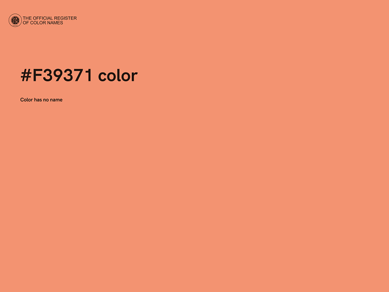 #F39371 color image