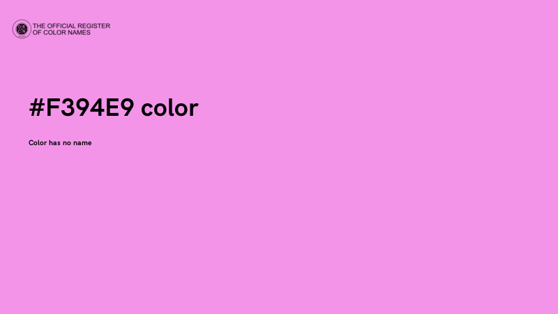 #F394E9 color image