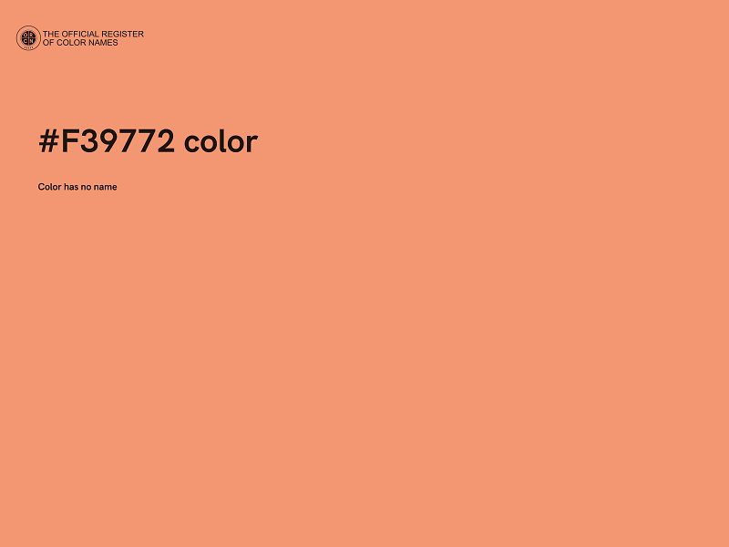 #F39772 color image