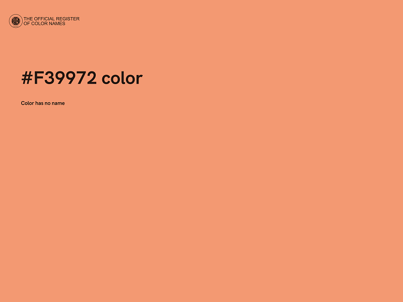 #F39972 color image