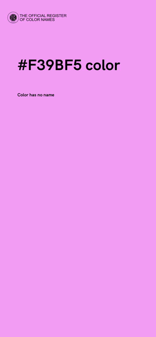 #F39BF5 color image