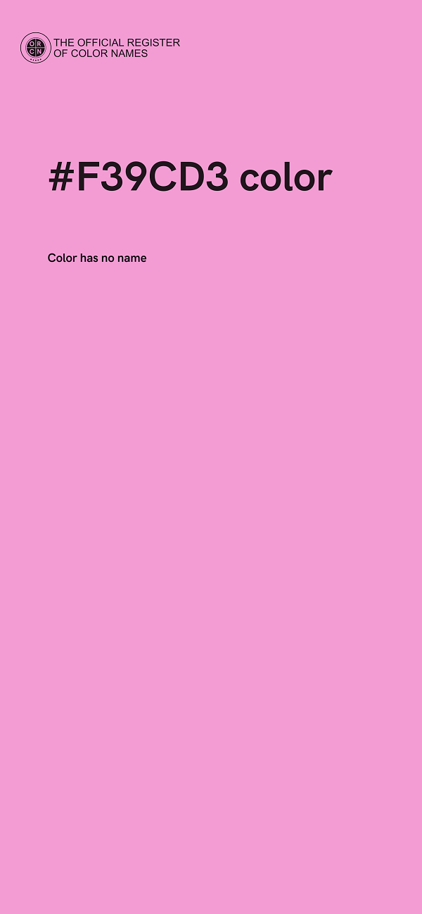 #F39CD3 color image