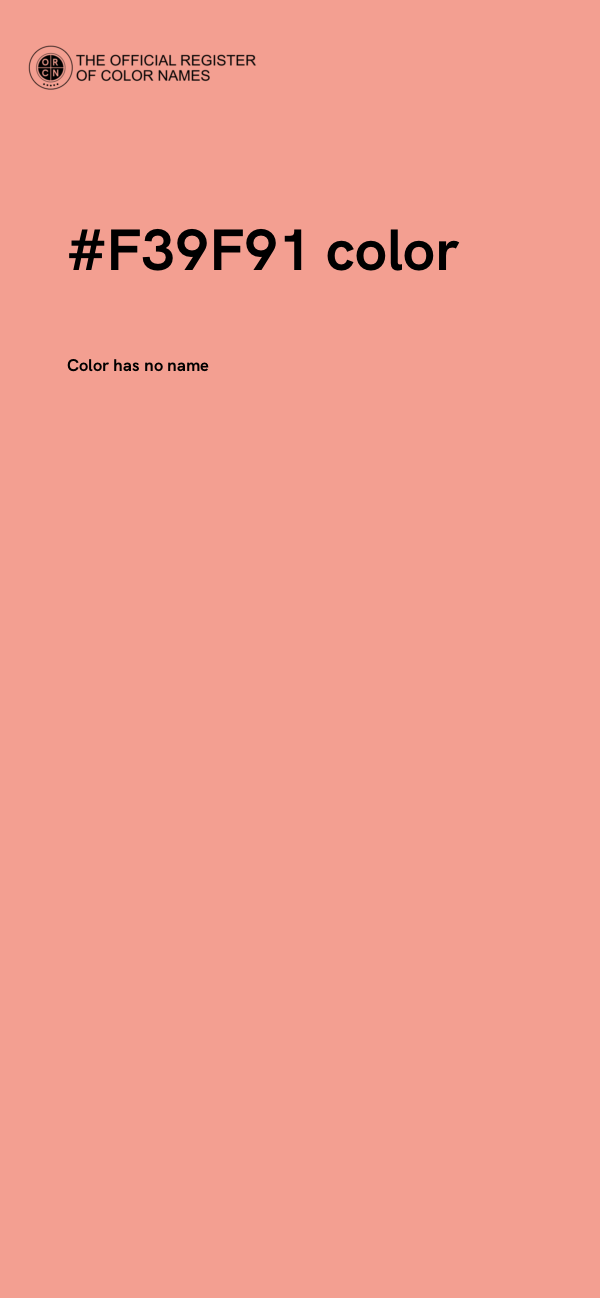 #F39F91 color image