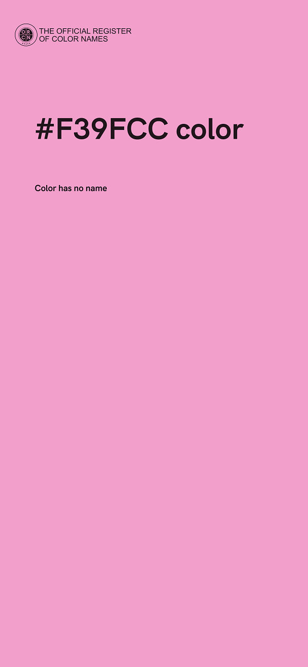 #F39FCC color image