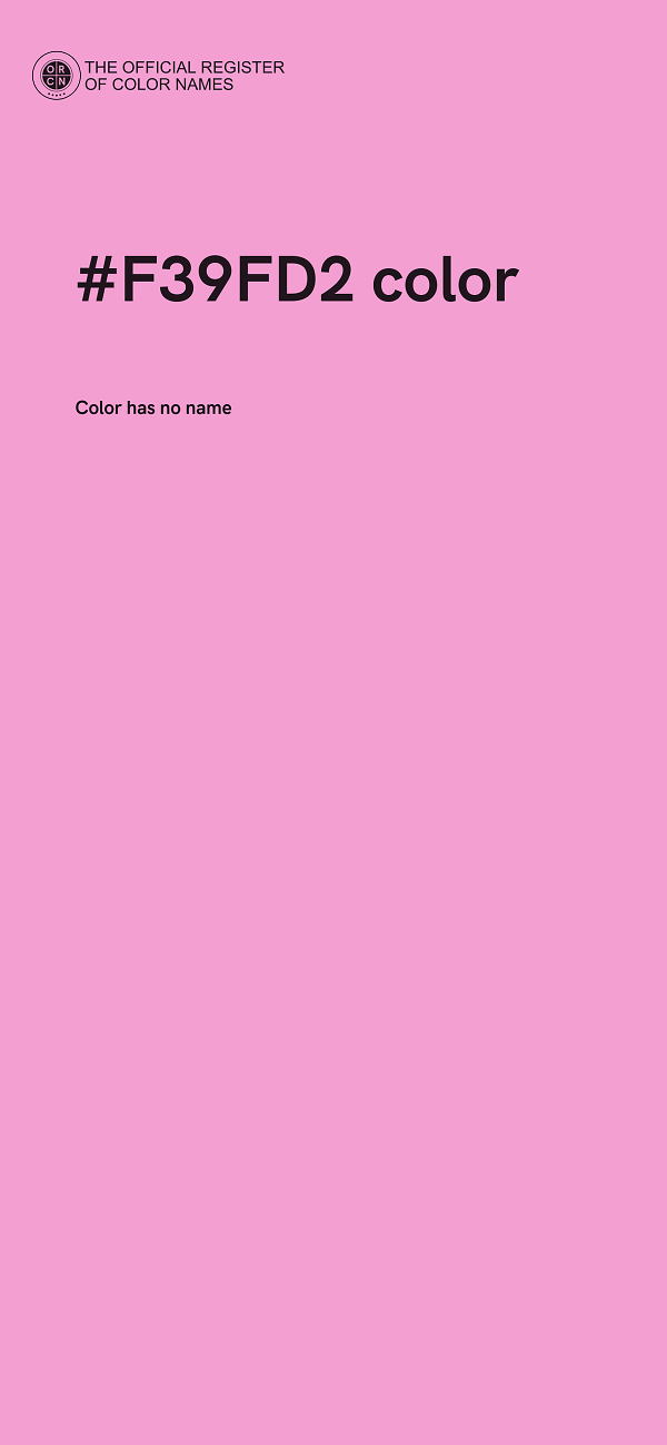 #F39FD2 color image