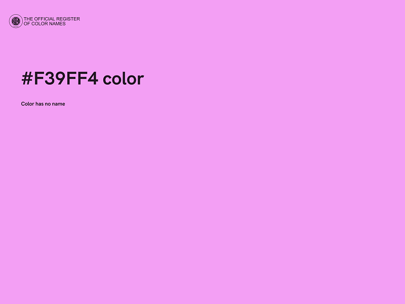 #F39FF4 color image