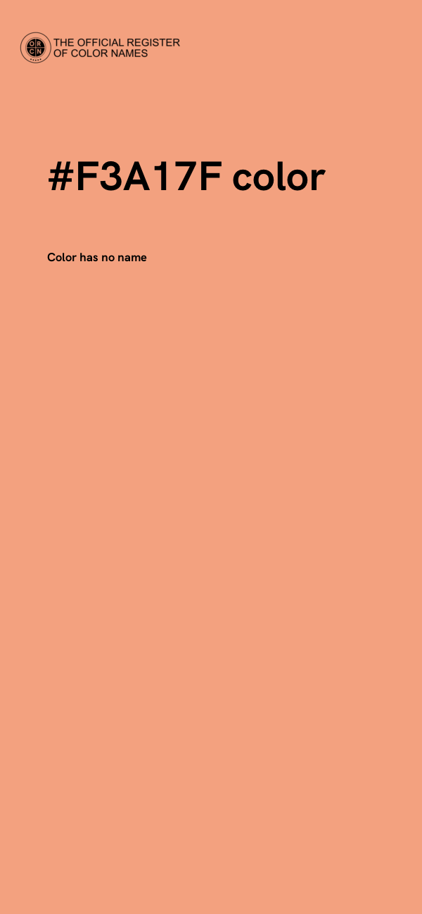 #F3A17F color image