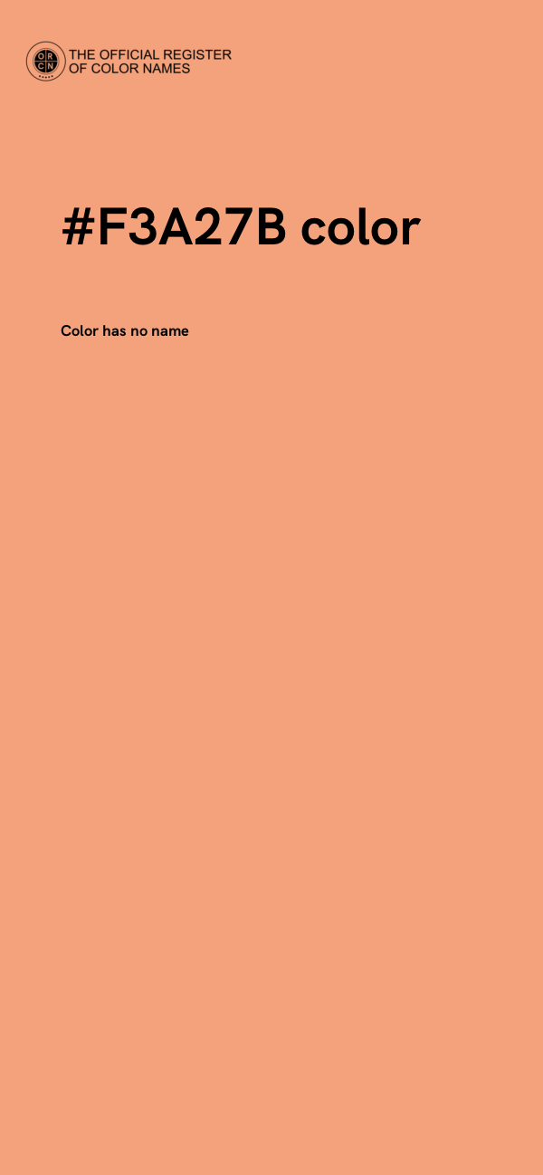 #F3A27B color image