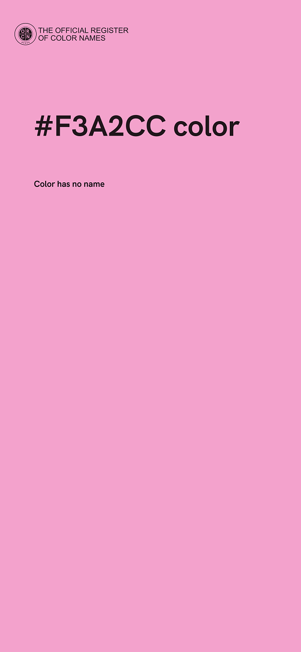 #F3A2CC color image