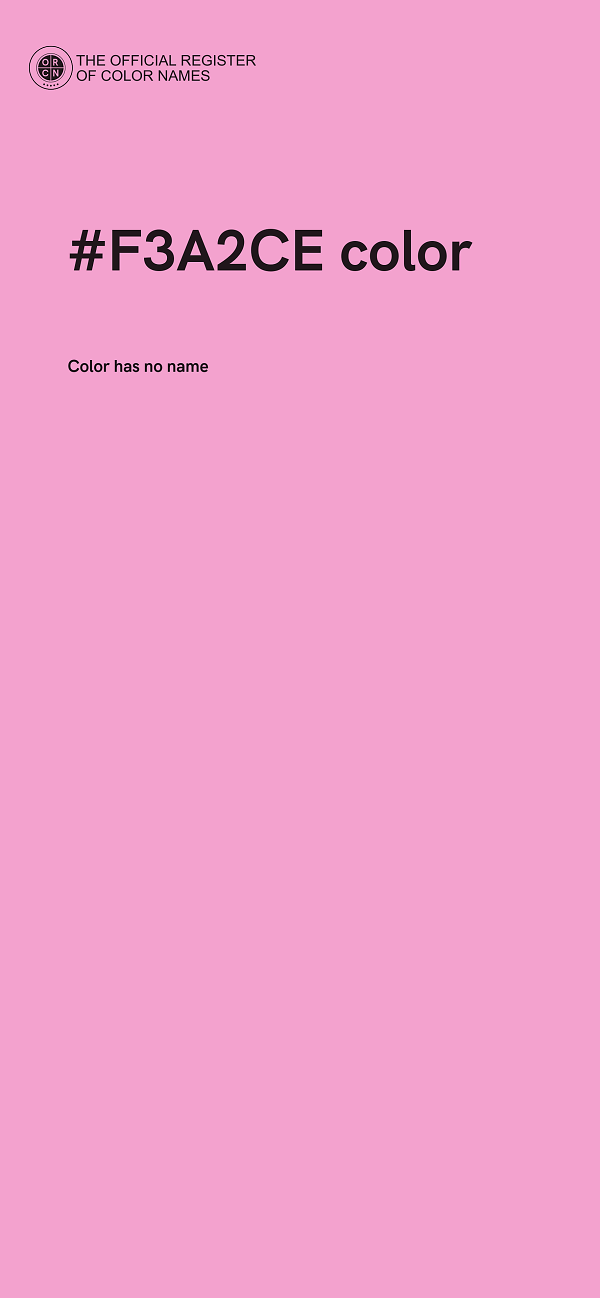 #F3A2CE color image