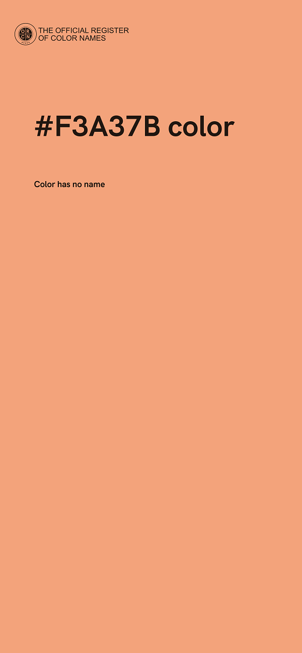 #F3A37B color image