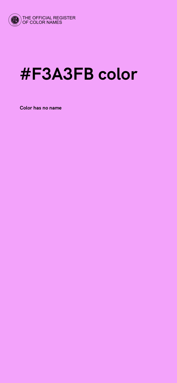 #F3A3FB color image