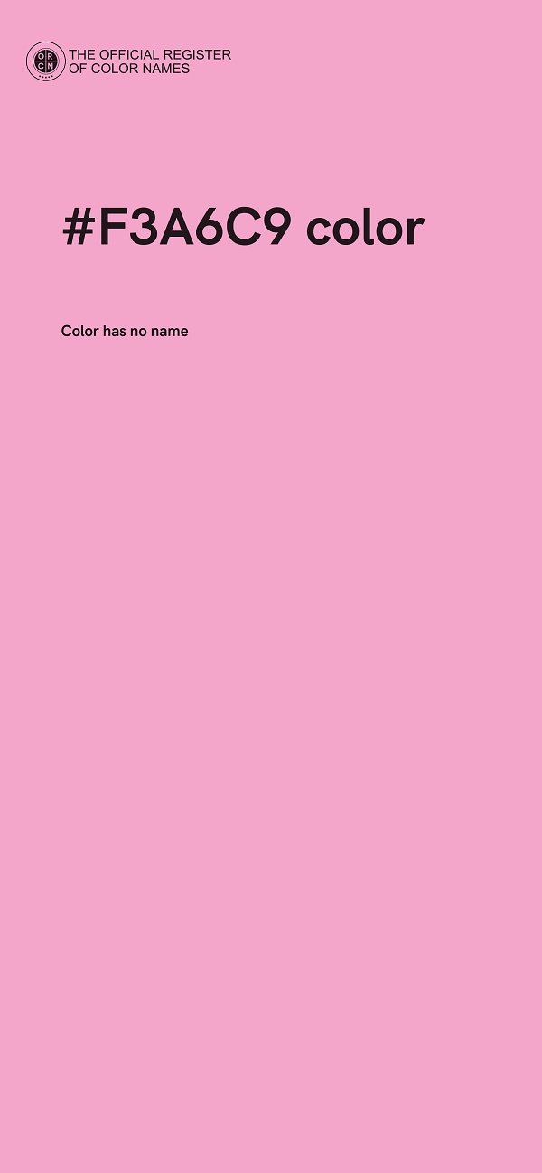 #F3A6C9 color image