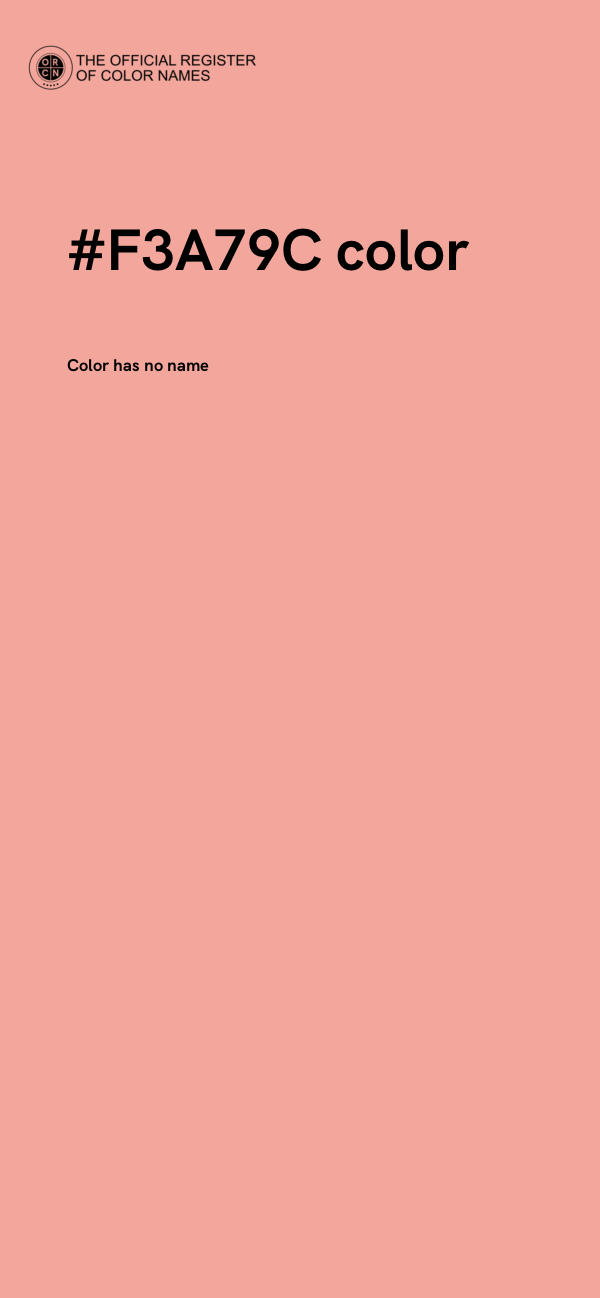 #F3A79C color image