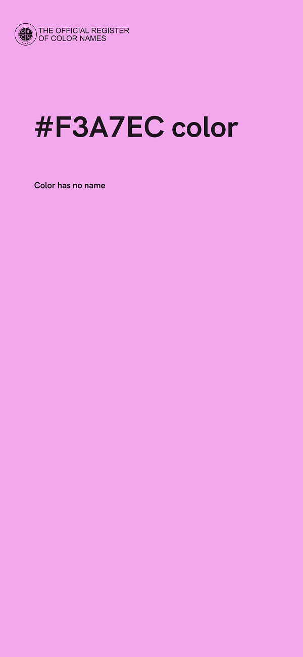 #F3A7EC color image
