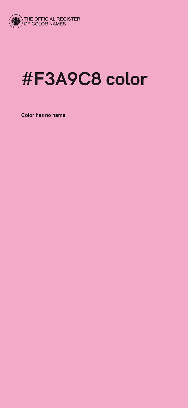 #F3A9C8 color image