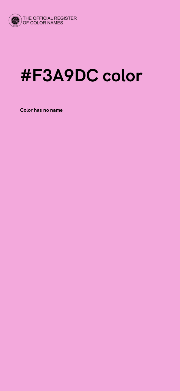 #F3A9DC color image