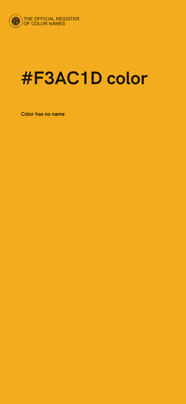 #F3AC1D color image
