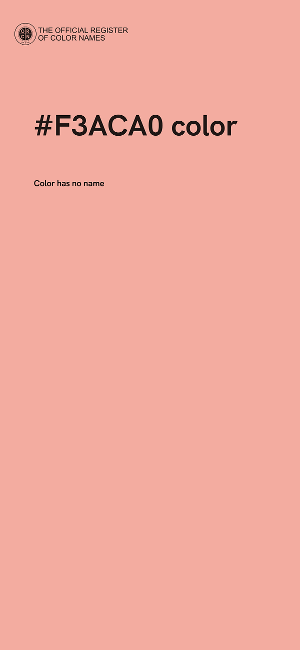 #F3ACA0 color image